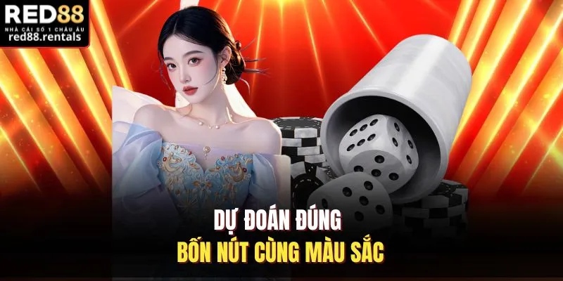 Dự đoán đúng bốn nút cùng màu sắc