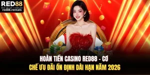 Hoàn Tiền Casino Red88 - Cơ Chế Ưu Đãi Ổn Định Dài Hạn Năm 2026
