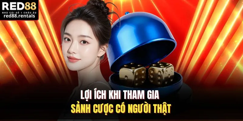 Lợi ích khi tham gia sảnh cược có người thật