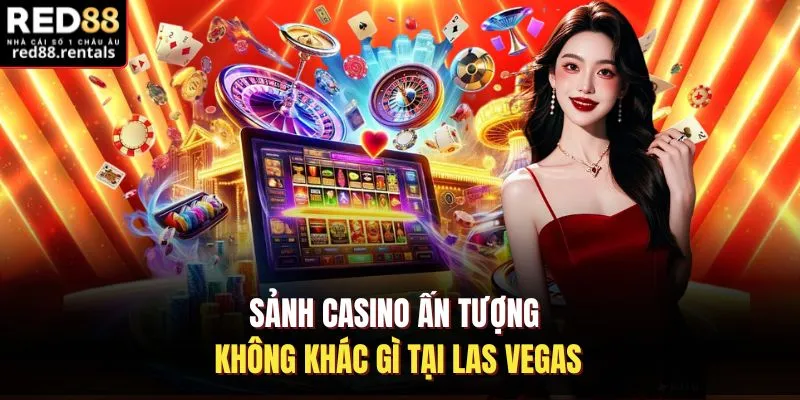 Sảnh casino ấn tượng không khác gì tại Las Vegas
