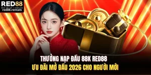 Thưởng Nạp Đầu 88K Red88 - Ưu Đãi Mở Đầu 2026 Cho Người Mới